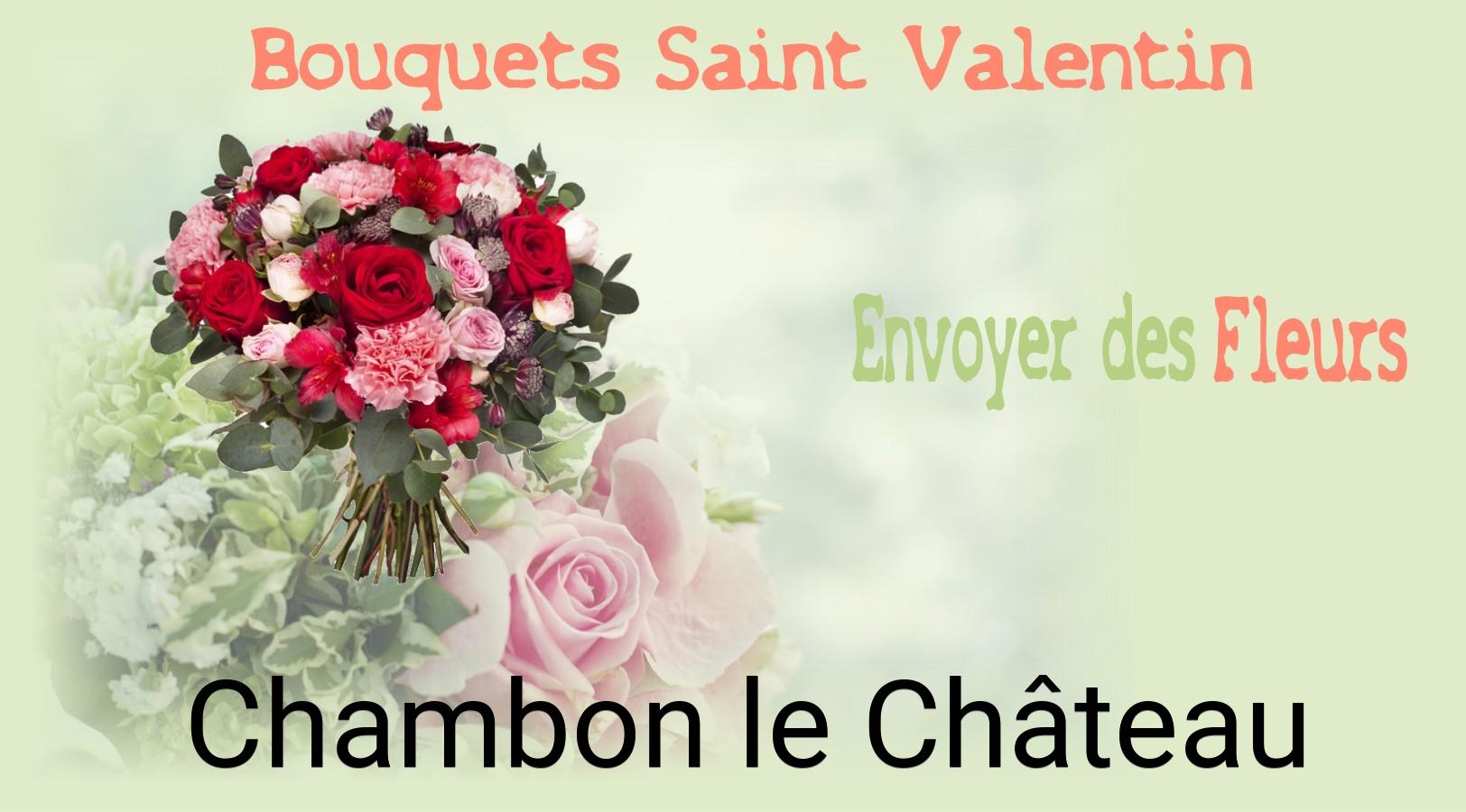 Roses de Saint-Valentin livrées à Chambon-le-Château